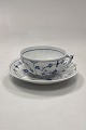 Danam Antik presents: Bing and Grondahl Blue Painted / Blue Fluted Large Tea Cup and saucer