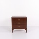 Mahogany Chest of Drawers with 3 Drawers and Brass ...