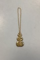 Georg Jensen Christmas Ornament -  Snowman 1999