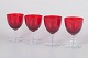 Monica Bratt for Reijmyre, set of four wine glasses.