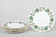 L'Art presents: Staffordshire England, set of six cake plates "Ivy Leaves".