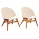 Aabenraa Antikvitetshandel presents: Pair of lounge chairs by Ejvind A. Johannson, Denmark, manufactured by ...