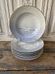 Karstens Antik presents: B&G Seagull set with gold rim large soup plate produced between 1899-1902