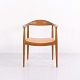 Osted Antik & Design presents: The Chair Model JH503 in Oak with Vegetable-Tanned Natural Leather by Hans J. ...