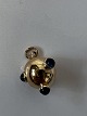 Antik Huset presents: Ball with stone Pendant / Charms in 14 carat goldHeight 17.78 mm