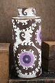 Rare large old French tea jar in copper and cloisonne ...