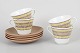 L'Art presents: Rörstrand "Mandarin", set of four teacups with saucers.