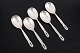 L'Art presents: Georg Jensen Acorn set of five bouillon spoons.