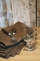 10 pcs. Beautiful old French damask woven linen napkins ...