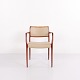 Osted Antik & Design presents: Model 62 Armchair in Rosewood with Light Elegance Leather by N.O. Møller for ...