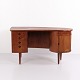 Osted Antik & Design presents: Kai Kristiansen Model 54 Kidney Desk in Teak with Bar Cabinet by Feldballes ...