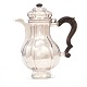Silver Regence Coffeepot by Rasmus Pedersen, Copenhagen, ...