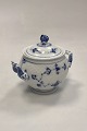 Danam Antik presents: Bing and Grondahl Blue Traditional Blue Fluted Sugar Bowl with Lid
