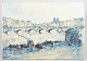 L'Art presents: Pont d'Austerlitz, Paris, expressionist oil painting