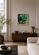 L'Art presents: Stig-Åke Lund, "Skogparti", oil on paper, listed Swedish artist.