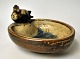 Pegasus – Kunst - Antik - Design presents: Royal Copenhagen: Dish with eider bird. 1932. Design: Knud Kyhn