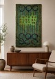 L'Art presents: Swedish handwoven rya carpet.