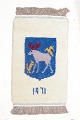 L'Art presents: Jämtland Swedish handwoven rya carpet.