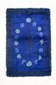 Swedish handwoven rya carpet.