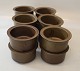 12 pieces Ramekins / Bowls 5 x 10 cm Noeddebo Brown ...