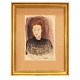 Aabenraa Antikvitetshandel presents: Jens Søndergaard, 1895-1957, portrait of the artist's wife. Signed and ...