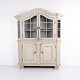Osted Antik & Design presents: Antique German Painted Oak Display Cabinet with Glass Doors from the 1790s