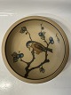 Antik Huset presents: Bornholm pottery, Hjorth, Bowl motif Bird on branches.Diameter 13.0 cm.