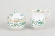 L'Art presents: Meissen, sugar bowl and creamer.
