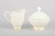 L'Art presents: Villeroy & Boch, sugar bowl and creamer.