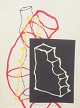 L'Art presents: Albert Merz, colour serigraph, Swiss visual artist.