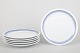 L'Art presents: Lyngby/Danild, set of six dinner plates.