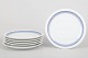 L'Art presents: Lyngby/Danild, set of six lunch plates.