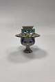 Danam Antik presents: Bjørn Wiinblad Cup of a Woman's Head with Hat as a Lid No. V11 from 1969