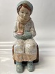 Antik Huset presents: Sitting Girl, Figure Spanish.Height 26.5 cm.