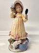 Antik Huset presents: Girl with mirror Figurine Spanish.Height 29 cm.
