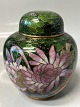 Antik Huset presents: Cloisonné Tea Canister in beautiful colorsHeight: 10.5 cm.