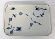 Lundin Antique presents: Royal Copenhagen. Blue fluted, plain. Square dish. Model 101/2317. Length 22 cm. Width ...