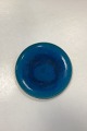 Kaehler Ceramic Plate with Turquoise Glaze