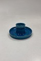 Danam Antik presents: Kaehler Ceramics Stoneware Candlestick with Turquoise Glaze