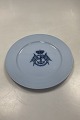 Danam Antik presents: Brown-Westhead, Moore & Co Dinner plate in Faience with Logo from the Danish Navy