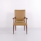 Mahogany armchair in light leather by Jacob Kjær from ...
