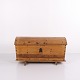 Antique pine chest with domed lid from the 19th century