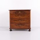 Mahogany chest of drawers with 4 drawers from 1880s