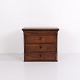 Louis XVI chest of drawers with dentil moulding and side ...