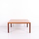 Large square coffee table in light mahogany by Erik ...
