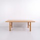 Rectangular solid oak coffee table Danish design from ...