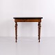 Antique games table in mahogany and walnut with brass ...