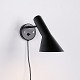 Arne Jacobsen wall lamp model V3 in black lacquered ...