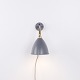 Bestlite BL7 wall lamp in brass and grey by Robert ...