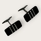 Moster Olga - Antik og Design presents: CufflinksSterling silver and dark wood*DKK 400